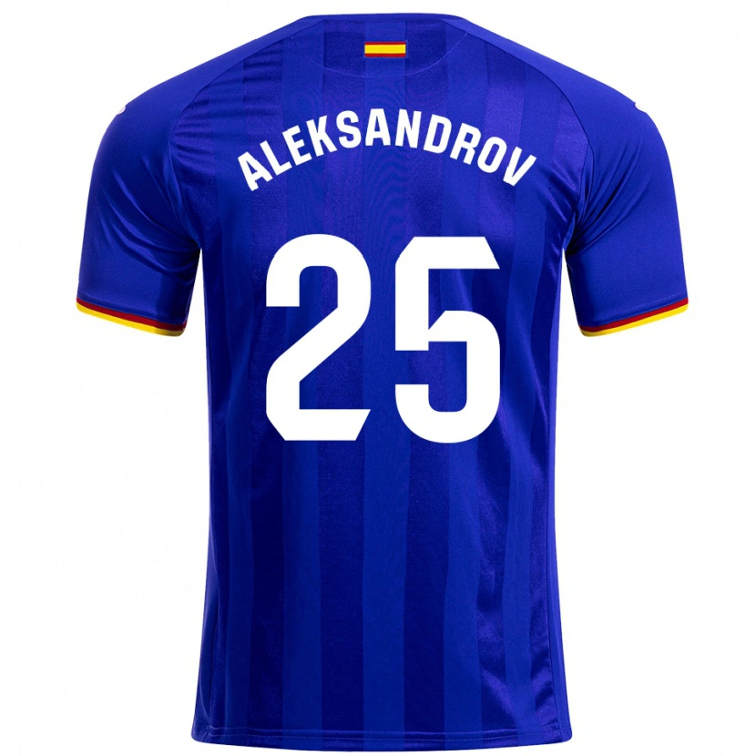Danxen Mujer Camiseta Mykyta Aleksandrov #25 Azul Rojo Amarillo 1ª Equipación 2025/26 La Camisa México