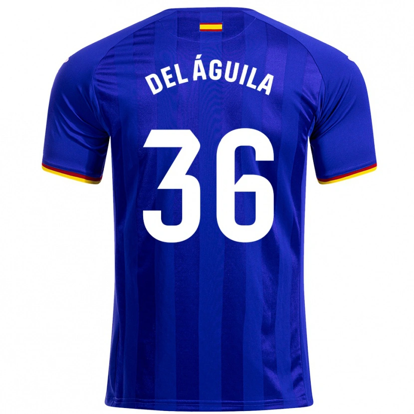 Danxen Mujer Camiseta Ángel Del Águila #36 Azul Rojo Amarillo 1ª Equipación 2025/26 La Camisa México