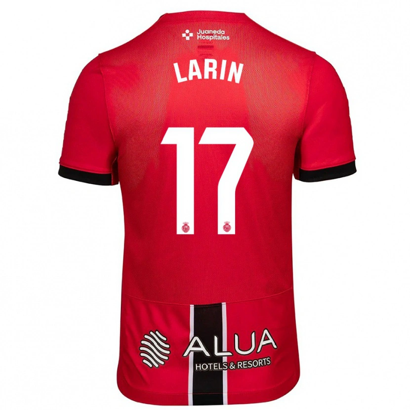 Danxen Mujer Camiseta Cyle Larin #17 Rojo Negro 1ª Equipación 2025/26 La Camisa México
