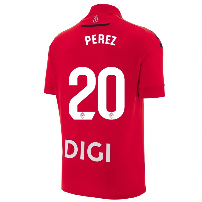 Danxen Mujer Camiseta Bruno Pérez #20 Rojo Negro 1ª Equipación 2025/26 La Camisa México