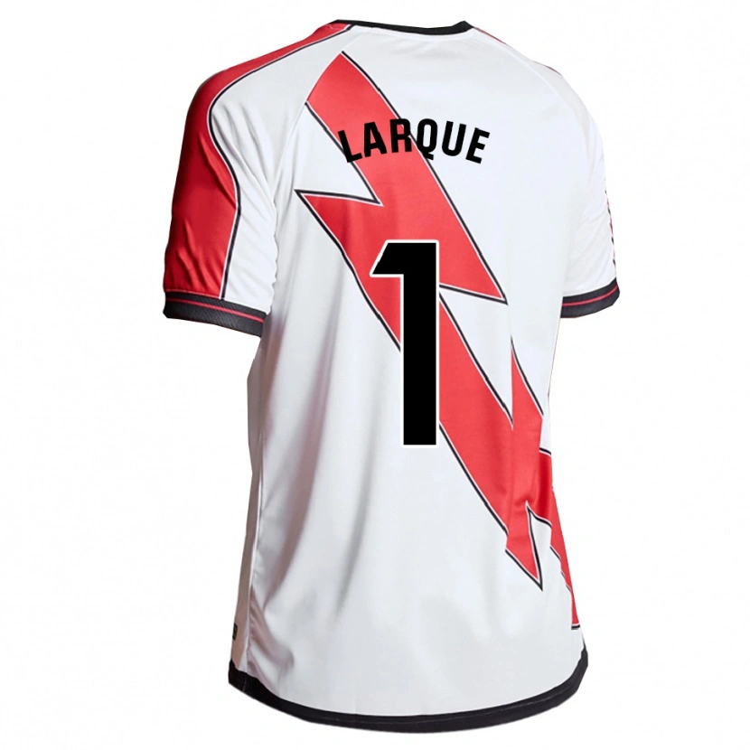 Danxen Mujer Camiseta Patricia Larqué #1 Blanco Rojo 1ª Equipación 2025/26 La Camisa México