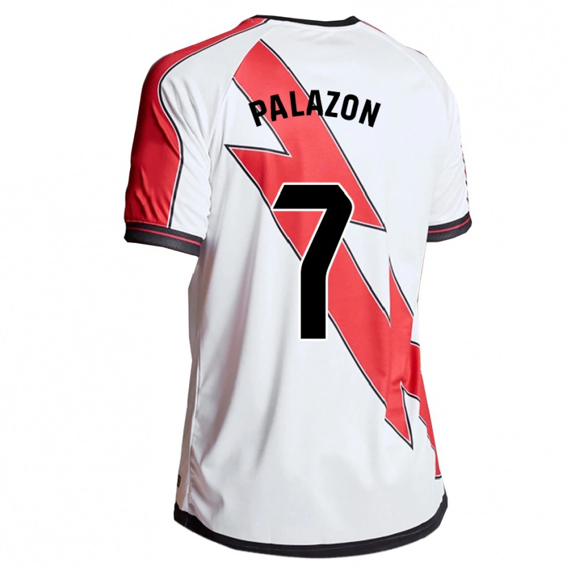 Danxen Mujer Camiseta Isi Palazón #7 Blanco Rojo 1ª Equipación 2025/26 La Camisa México