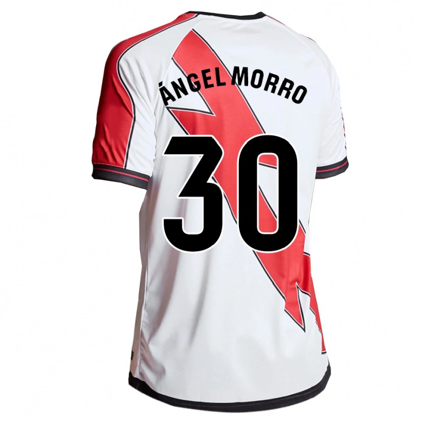 Danxen Mujer Camiseta Miguel Ángel Morro #30 Blanco Rojo 1ª Equipación 2025/26 La Camisa México