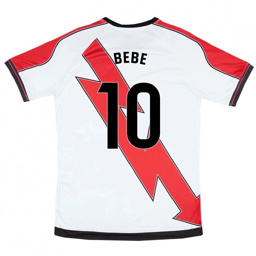 Danxen Mujer Camiseta Bebé #10 Blanco Rojo 1ª Equipación 2025/26 La Camisa México