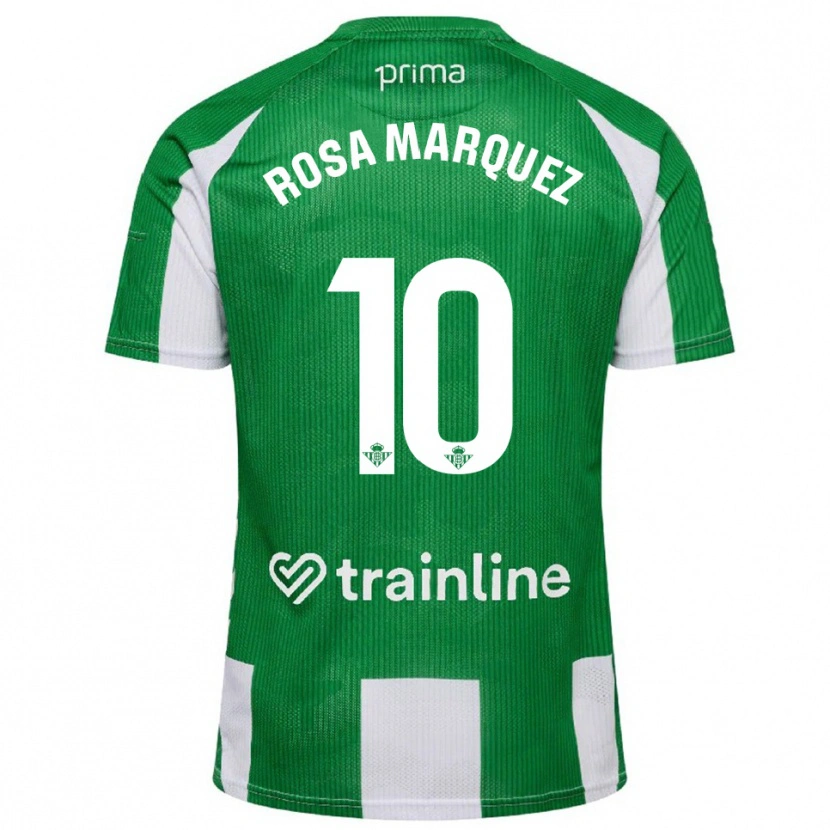 Danxen Mujer Camiseta Rosa Márquez Baena #10 Verde Blanco 1ª Equipación 2025/26 La Camisa México
