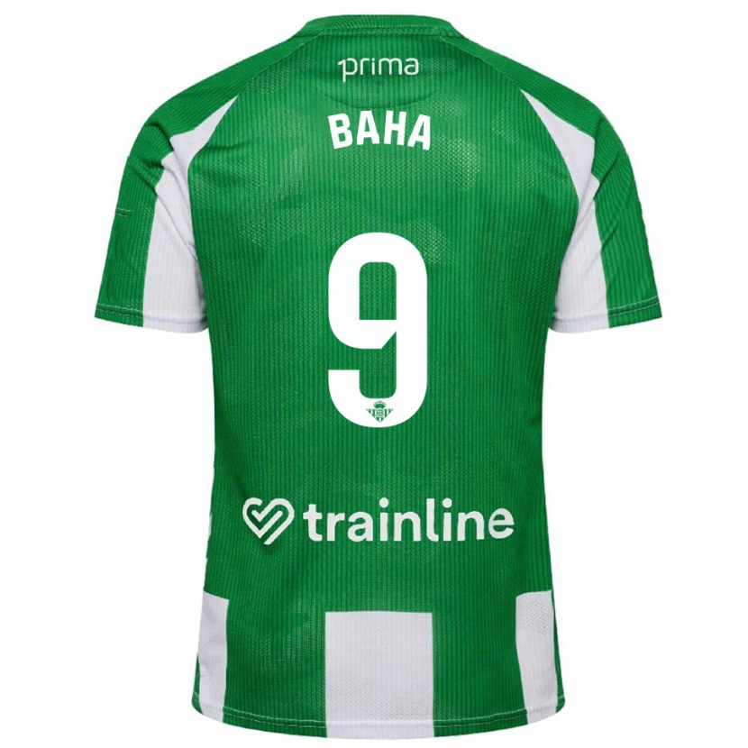Danxen Mujer Camiseta Ziyad Baha #9 Verde Blanco 1ª Equipación 2025/26 La Camisa México