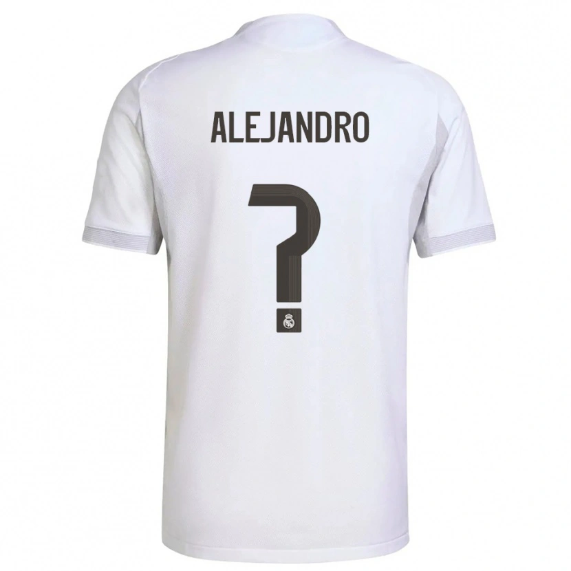Danxen Mujer Camiseta Alejandro Hernández #0 Blanco Amarillo 1ª Equipación 2025/26 La Camisa México