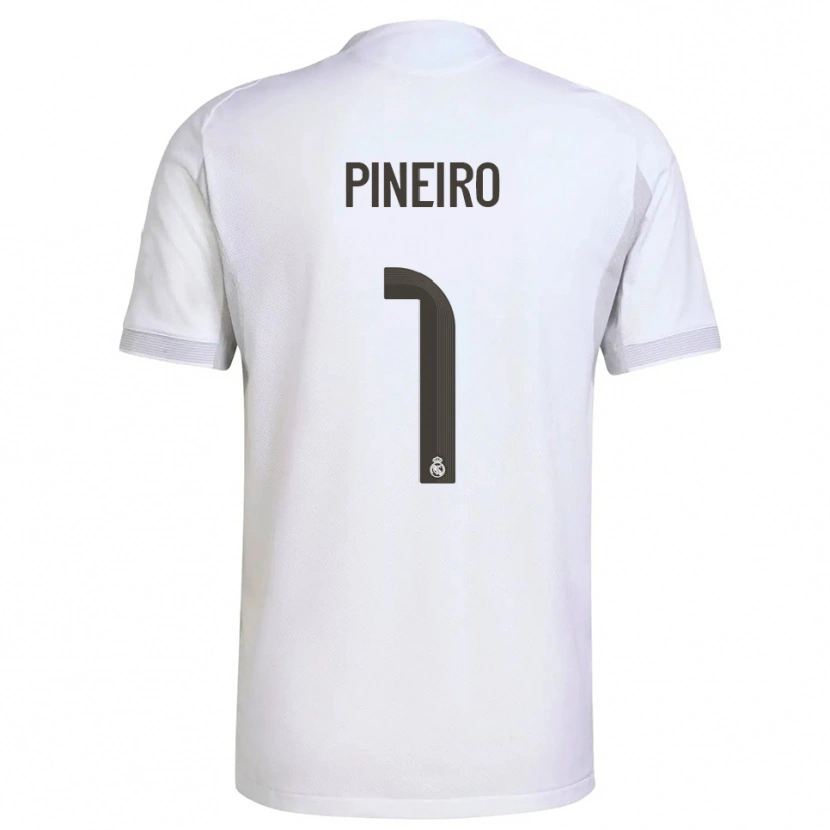 Danxen Mujer Camiseta Diego Pineiro #1 Blanco Amarillo 1ª Equipación 2025/26 La Camisa México
