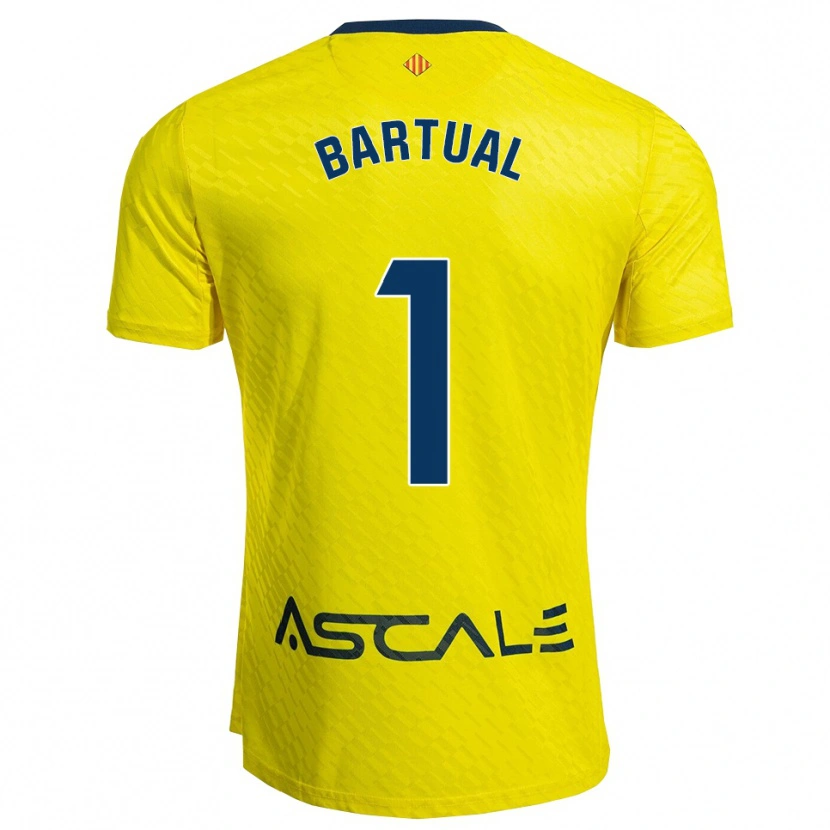 Danxen Mujer Camiseta Kike Bartual #1 Amarillo Marino 1ª Equipación 2025/26 La Camisa México