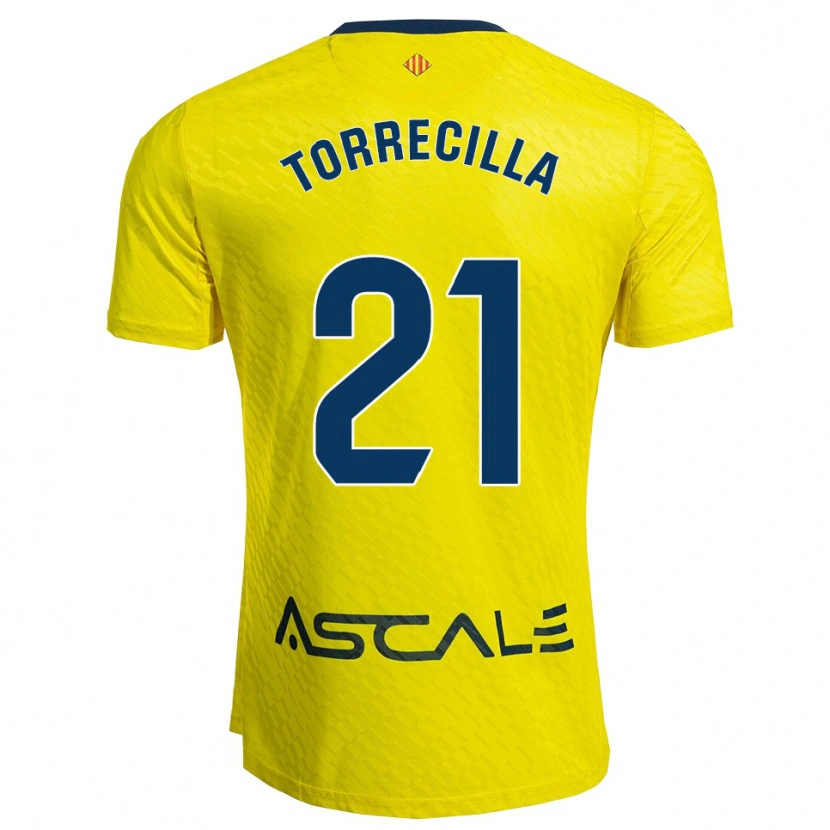 Danxen Mujer Camiseta Virginia Torrecilla #21 Amarillo Marino 1ª Equipación 2025/26 La Camisa México