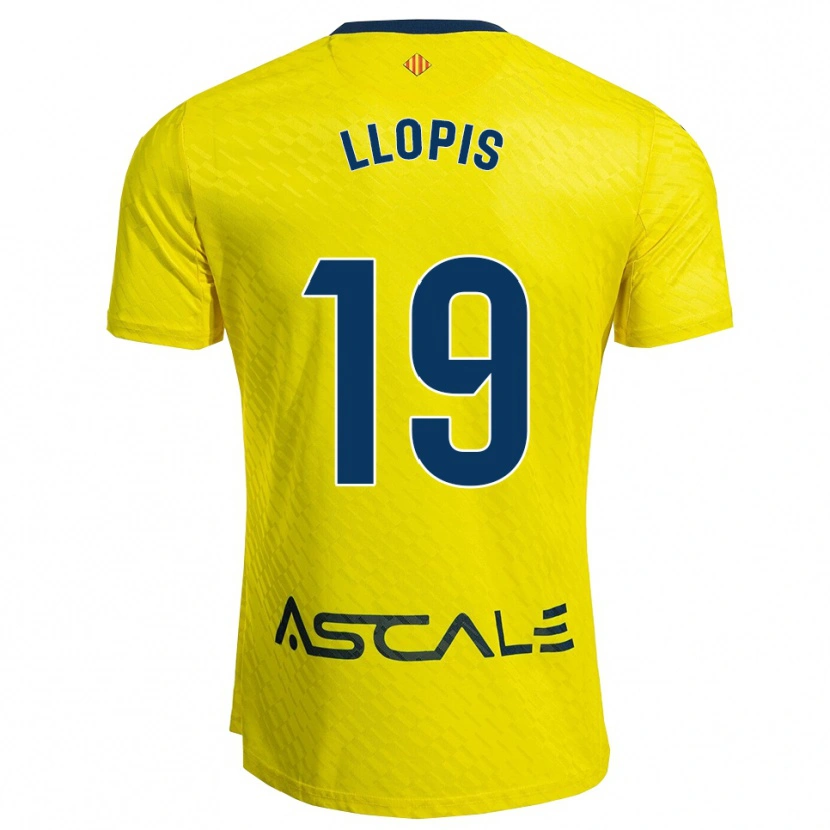 Danxen Mujer Camiseta Seydou Llopis #19 Amarillo Marino 1ª Equipación 2025/26 La Camisa México