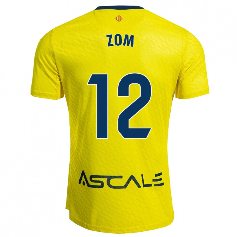 Danxen Mujer Camiseta Ludo Zom #12 Amarillo Marino 1ª Equipación 2025/26 La Camisa México