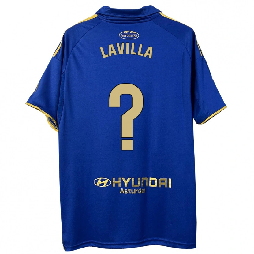 Danxen Mujer Camiseta Martín Lavilla #0 Azul Oro 1ª Equipación 2025/26 La Camisa México