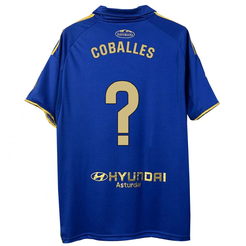 Danxen Mujer Camiseta Jaime Coballes #0 Azul Oro 1ª Equipación 2025/26 La Camisa México