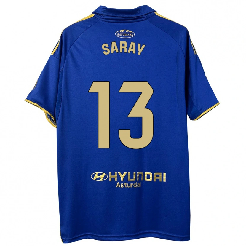 Danxen Mujer Camiseta Saray Vázquez Alonso #13 Azul Oro 1ª Equipación 2025/26 La Camisa México