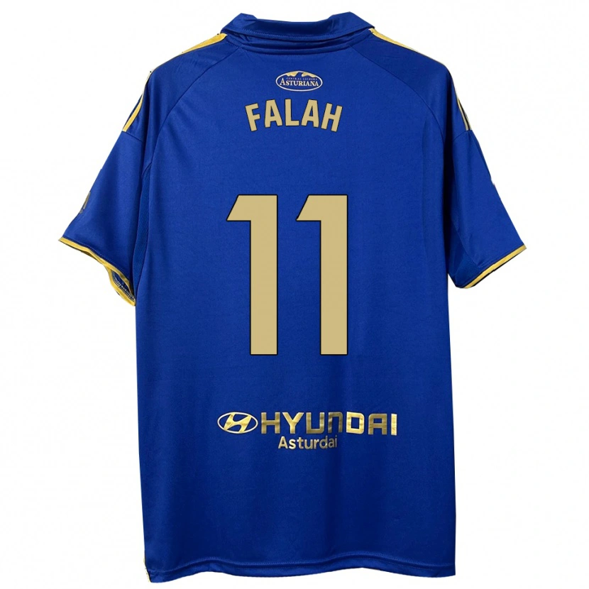 Danxen Mujer Camiseta Omar Falah #11 Azul Oro 1ª Equipación 2025/26 La Camisa México