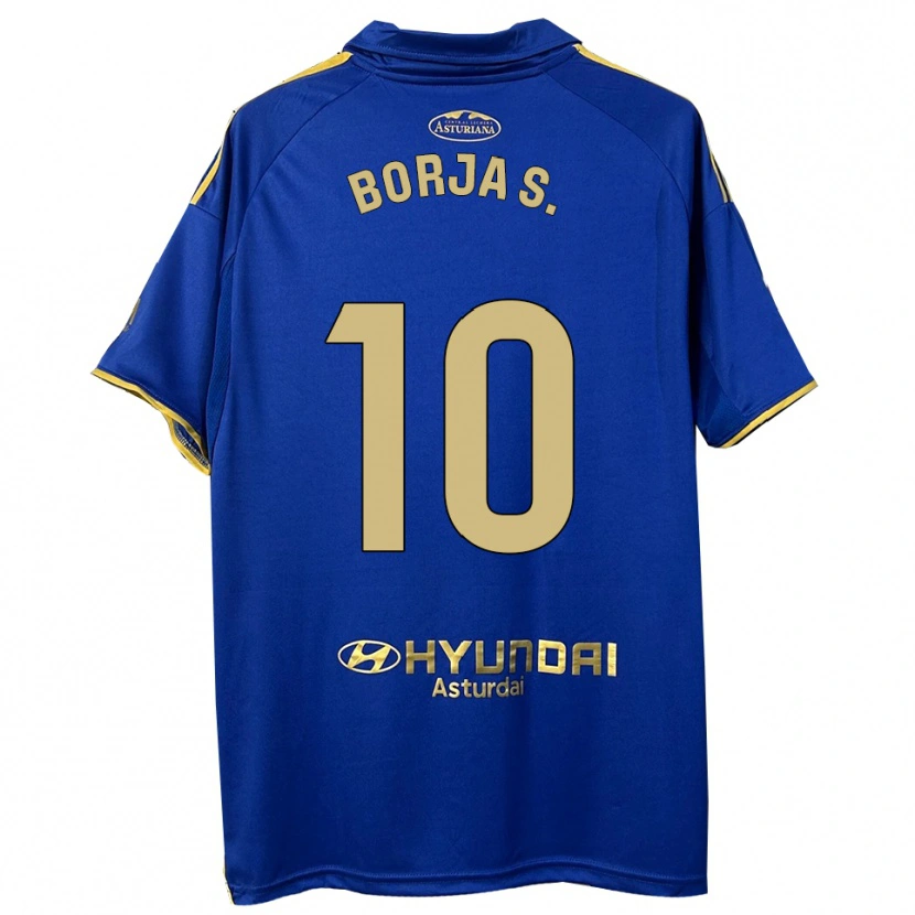 Danxen Mujer Camiseta Borja Sánchez #10 Azul Oro 1ª Equipación 2025/26 La Camisa México