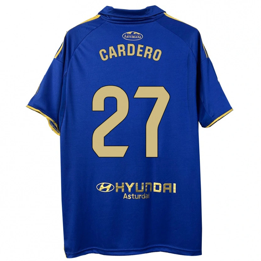 Danxen Mujer Camiseta Álex Cardero #27 Azul Oro 1ª Equipación 2025/26 La Camisa México