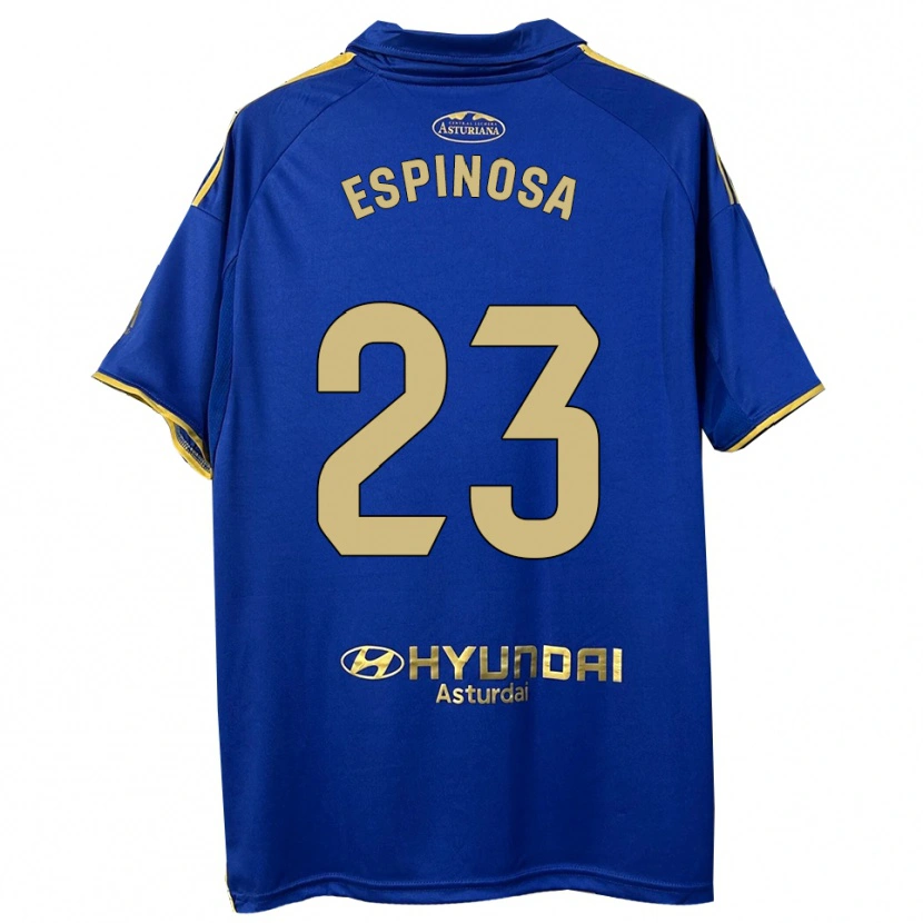 Danxen Mujer Camiseta Diego Espinosa #23 Azul Oro 1ª Equipación 2025/26 La Camisa México