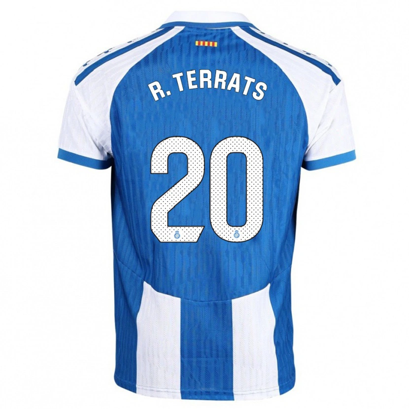 Danxen Mujer Camiseta Ramón Terrats #20 Azul Blanco 1ª Equipación 2025/26 La Camisa México