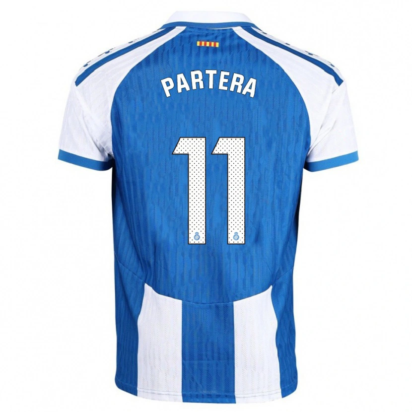 Danxen Mujer Camiseta Álex Partera #11 Azul Blanco 1ª Equipación 2025/26 La Camisa México
