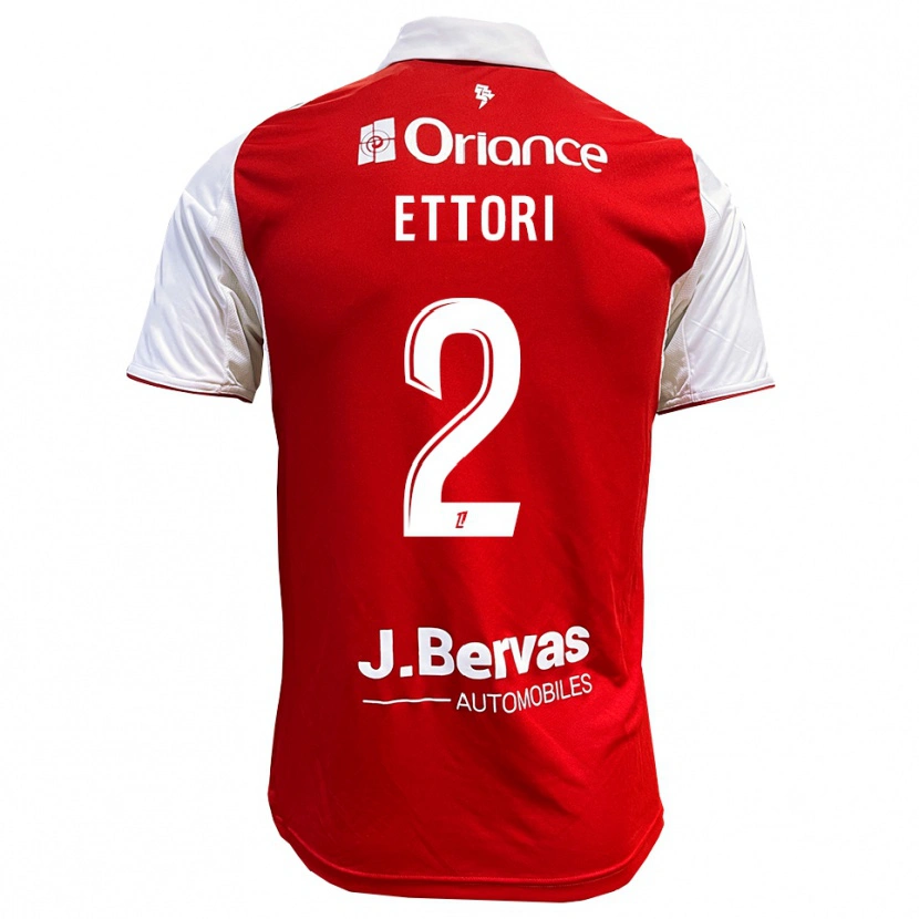 Danxen Mujer Camiseta Ilan Ettori #2 Rojo Blanco 1ª Equipación 2025/26 La Camisa México