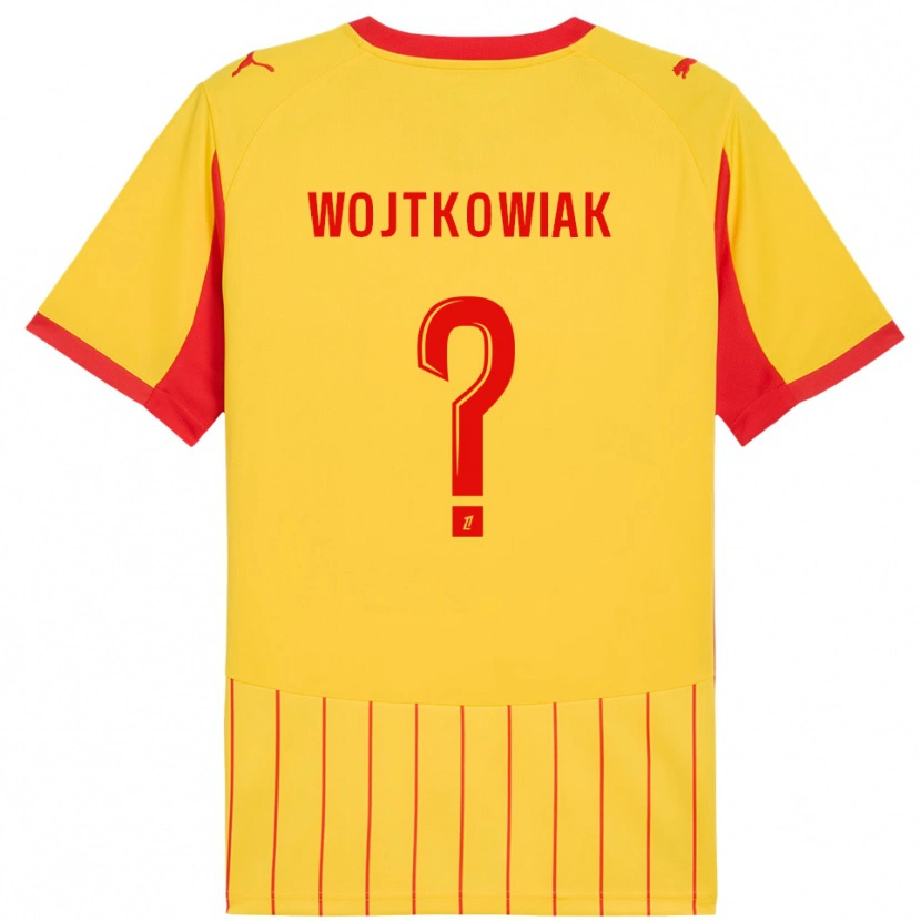 Danxen Mujer Camiseta Valentin Wojtkowiak #0 Amarillo Rojo 1ª Equipación 2025/26 La Camisa México