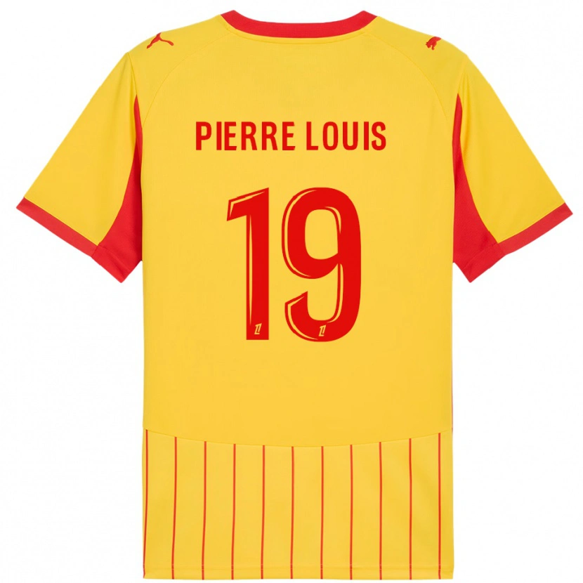 Danxen Mujer Camiseta Dayana Pierre-Louis #19 Amarillo Rojo 1ª Equipación 2025/26 La Camisa México