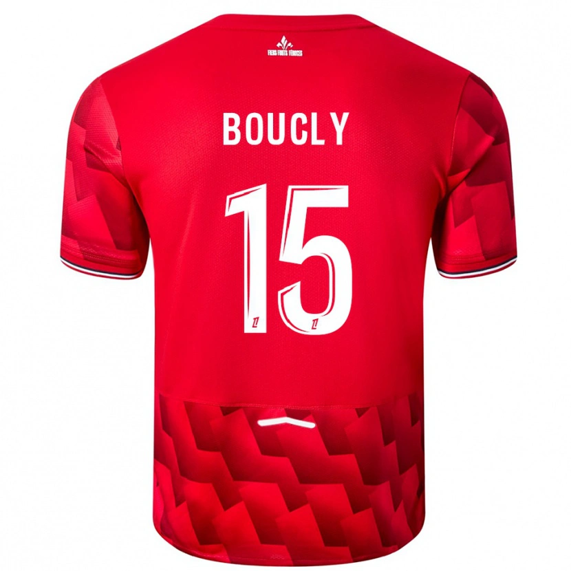 Danxen Mujer Camiseta Maite Boucly #15 Rojo Blanco 1ª Equipación 2025/26 La Camisa México