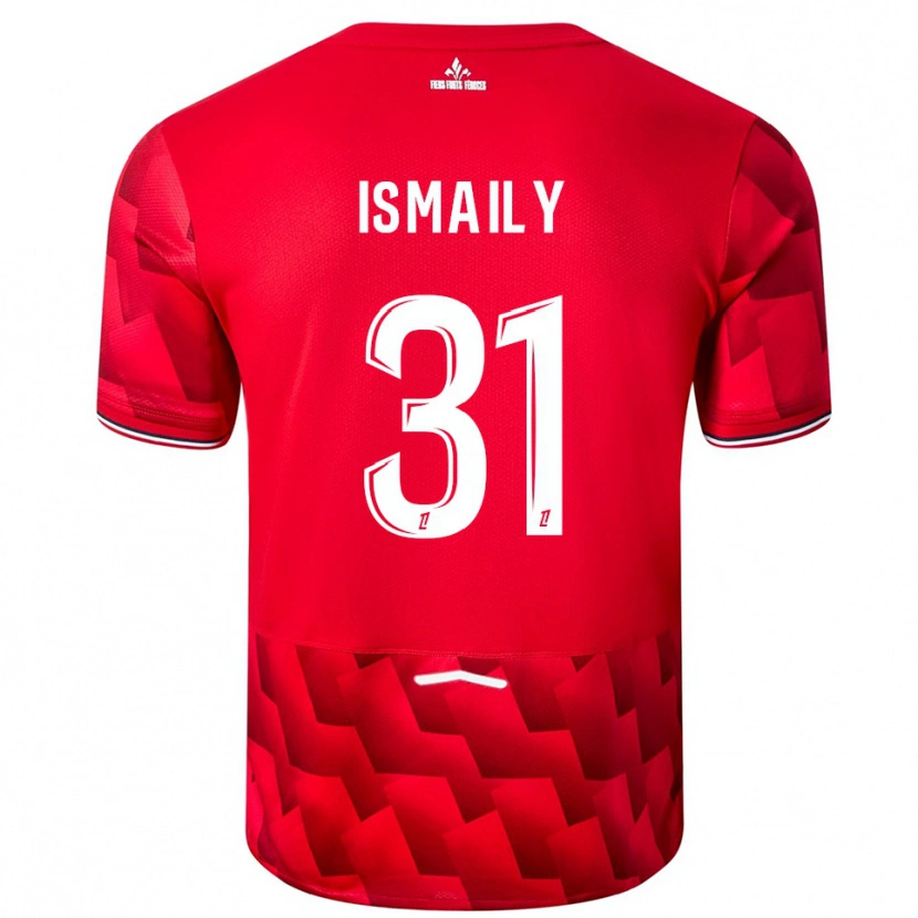 Danxen Mujer Camiseta Ismaily #31 Rojo Blanco 1ª Equipación 2025/26 La Camisa México