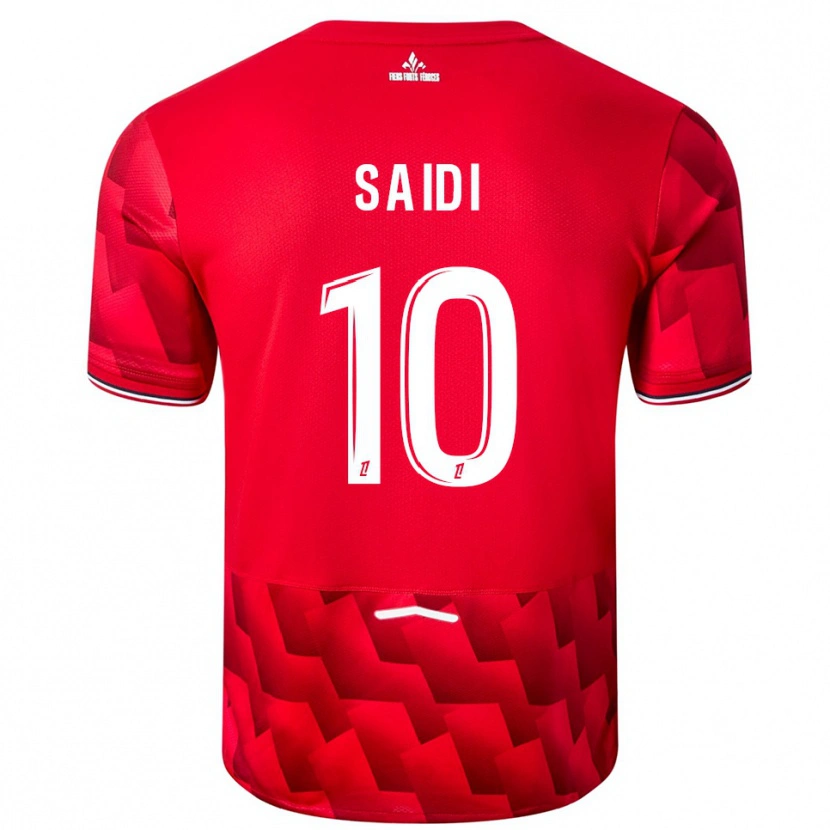 Danxen Mujer Camiseta Rachel Saidi #10 Rojo Blanco 1ª Equipación 2025/26 La Camisa México