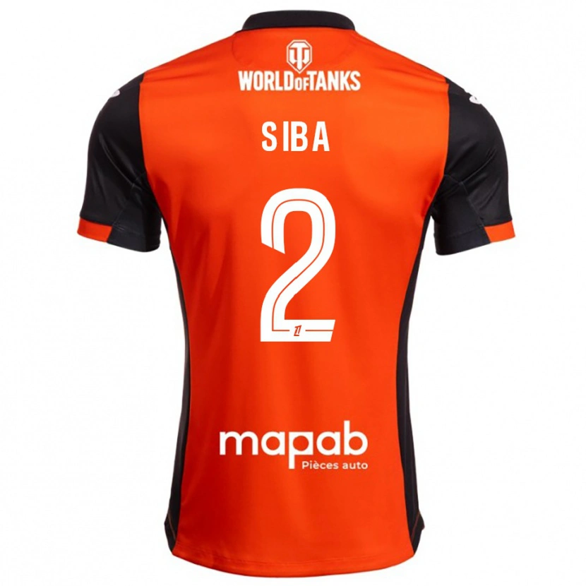 Danxen Mujer Camiseta Stevan Siba #2 Negro Naranja 1ª Equipación 2025/26 La Camisa México