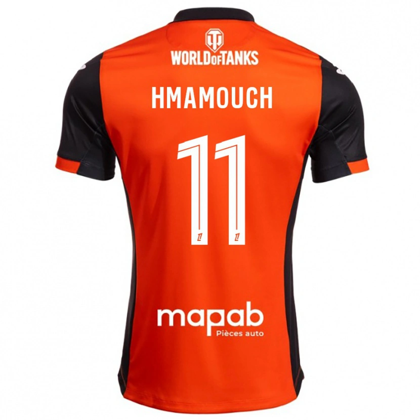 Danxen Mujer Camiseta Mohamed-Anouar Hmamouch #11 Negro Naranja 1ª Equipación 2025/26 La Camisa México