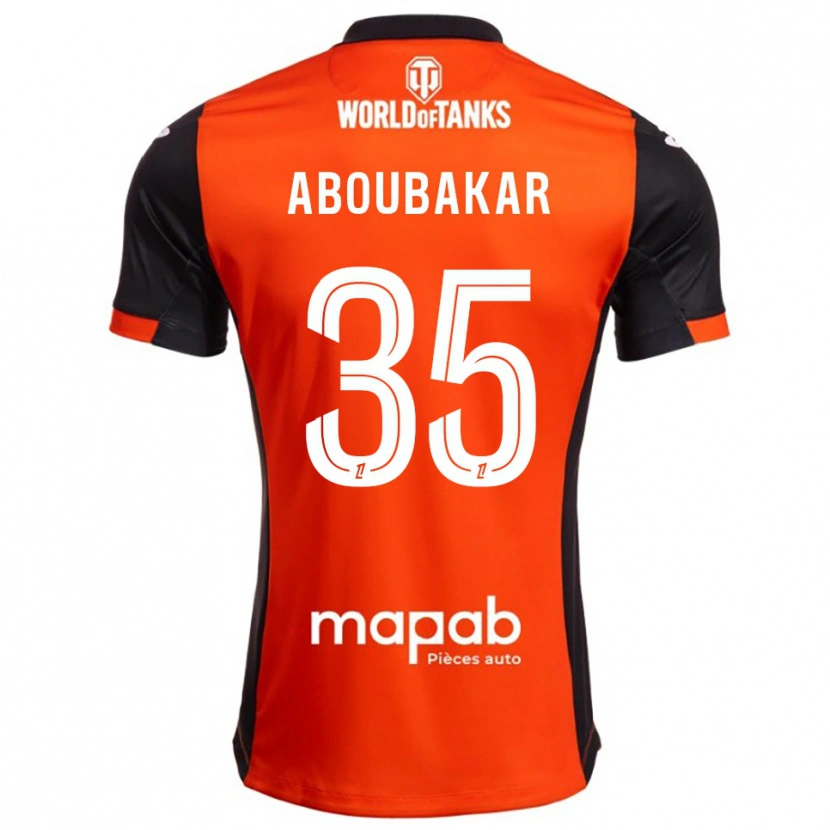 Danxen Mujer Camiseta Siddick Aboubakar #35 Negro Naranja 1ª Equipación 2025/26 La Camisa México