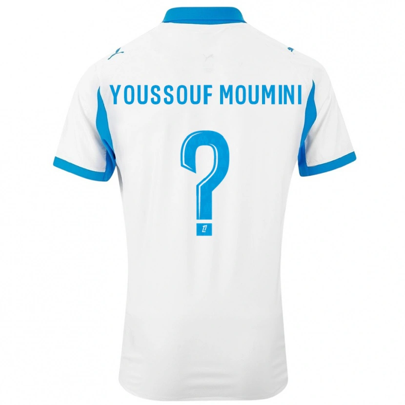 Danxen Mujer Camiseta Yakine Youssouf Moumini #0 Blanco Celeste 1ª Equipación 2025/26 La Camisa México