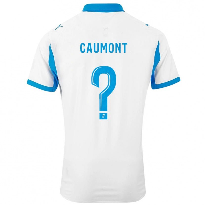Danxen Mujer Camiseta Enzo Caumont #0 Blanco Celeste 1ª Equipación 2025/26 La Camisa México