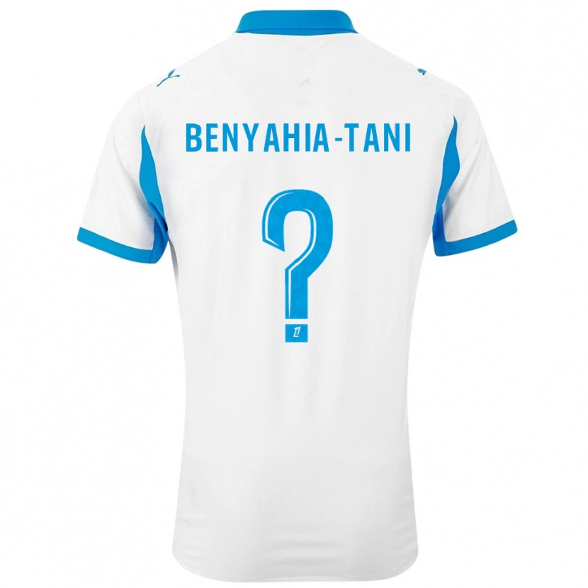 Danxen Mujer Camiseta Aylan Benyahia-Tani #0 Blanco Celeste 1ª Equipación 2025/26 La Camisa México