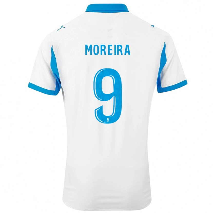 Danxen Mujer Camiseta Iuri Moreira #9 Blanco Celeste 1ª Equipación 2025/26 La Camisa México