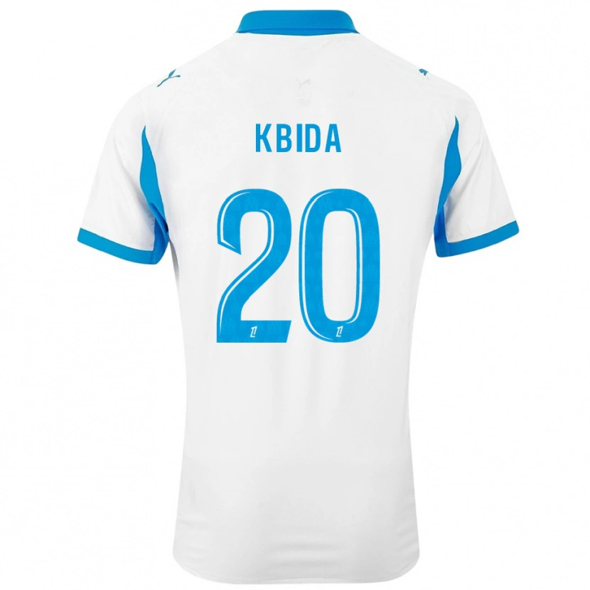 Danxen Mujer Camiseta Ines Kbida #20 Blanco Celeste 1ª Equipación 2025/26 La Camisa México
