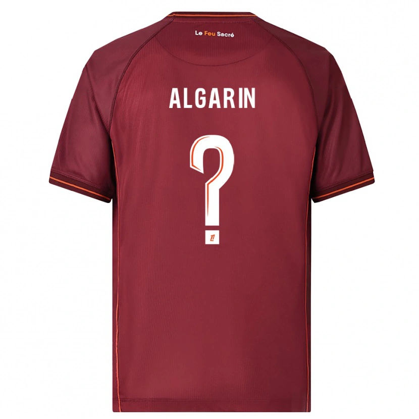 Danxen Mujer Camiseta Tony Algarin #0 Burdeos Blanco 1ª Equipación 2025/26 La Camisa México