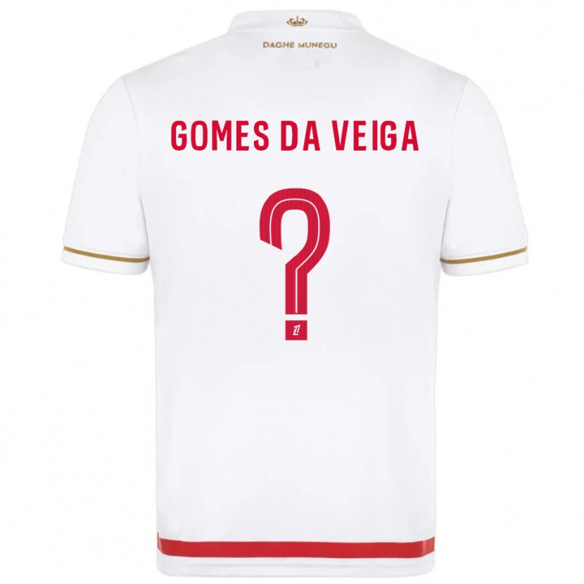 Danxen Mujer Camiseta Melvin Gomes #0 Rojo Blanco 1ª Equipación 2025/26 La Camisa México
