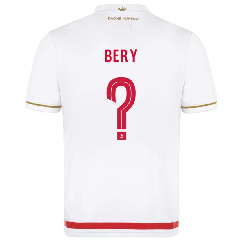 Danxen Mujer Camiseta Jules Bery #0 Rojo Blanco 1ª Equipación 2025/26 La Camisa México