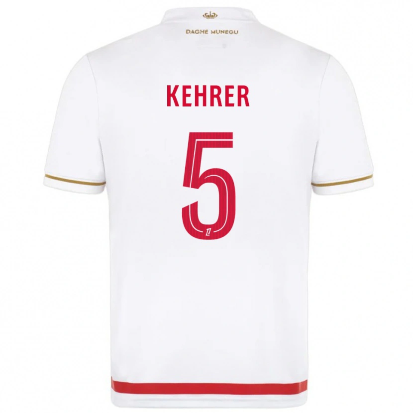 Danxen Mujer Camiseta Thilo Kehrer #5 Rojo Blanco 1ª Equipación 2025/26 La Camisa México