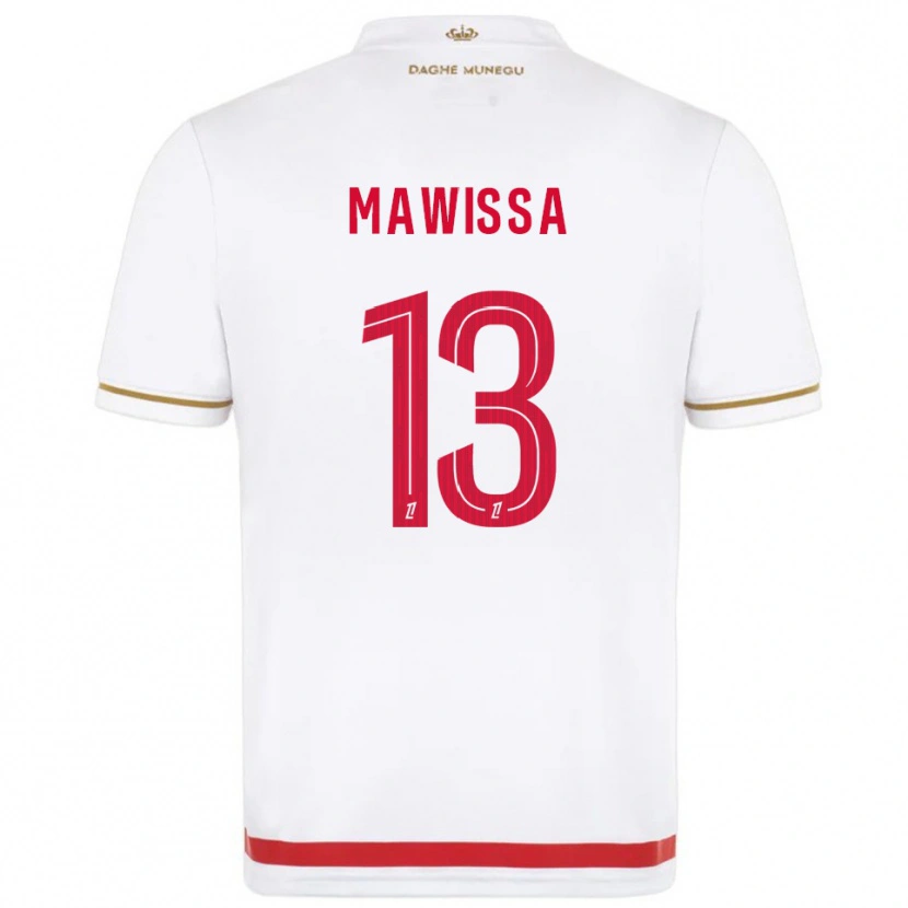 Danxen Mujer Camiseta Christian Mawissa #13 Rojo Blanco 1ª Equipación 2025/26 La Camisa México
