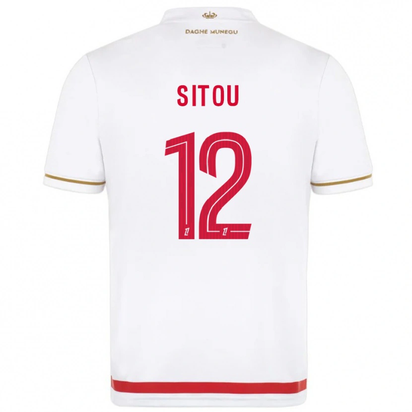 Danxen Mujer Camiseta Kévin Sitou #12 Rojo Blanco 1ª Equipación 2025/26 La Camisa México