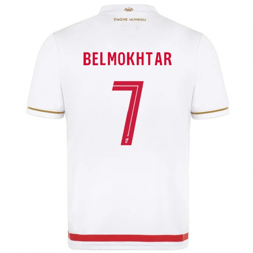Danxen Mujer Camiseta Ilies Belmokhtar #7 Rojo Blanco 1ª Equipación 2025/26 La Camisa México
