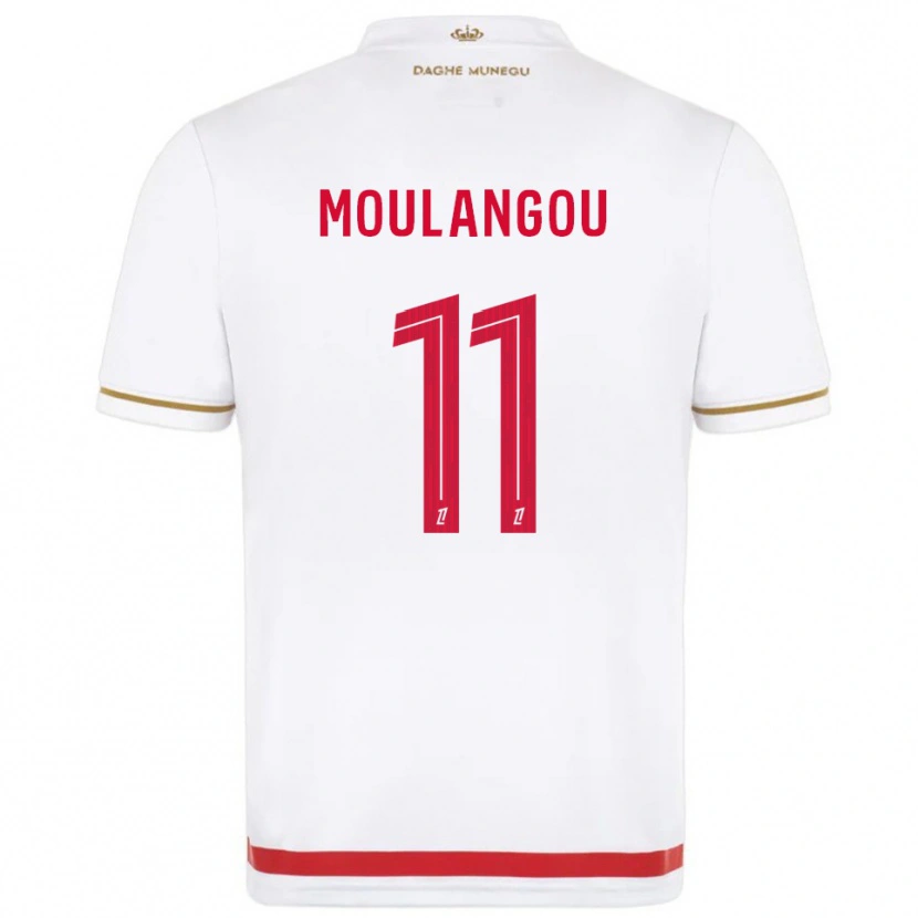 Danxen Mujer Camiseta Kenan Moulangou #11 Rojo Blanco 1ª Equipación 2025/26 La Camisa México