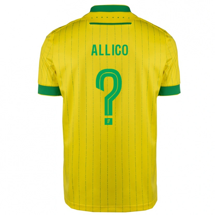 Danxen Mujer Camiseta Rayan Allico #0 Amarillo Verde 1ª Equipación 2025/26 La Camisa México