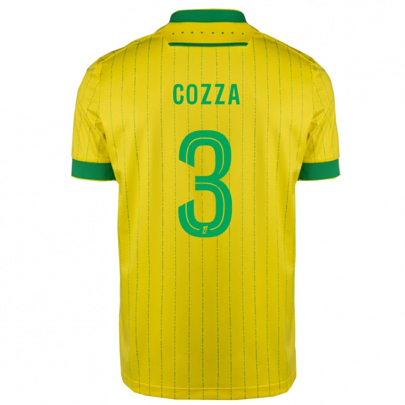Danxen Mujer Camiseta Nicolas Cozza #3 Amarillo Verde 1ª Equipación 2025/26 La Camisa México