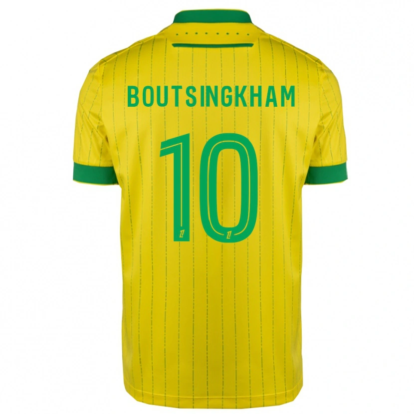 Danxen Mujer Camiseta Hugo Boutsingkham #10 Amarillo Verde 1ª Equipación 2025/26 La Camisa México